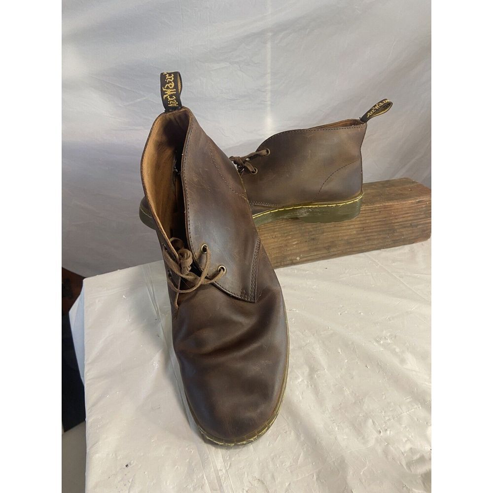 Men's Dr. Martin Brown Leather Cabrillo Crazy Horse Desert Boots-Size 12M